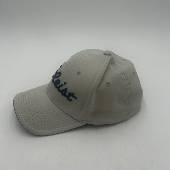 Titleist Tour Pro V1 Mens White Golf Fitted Hat Cap Mesh A-Flex Cap - Picture 3 of 6